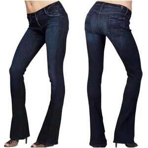 7 For All Mankind Karah Boot Jeans Sz 27 Dark Wash Blue